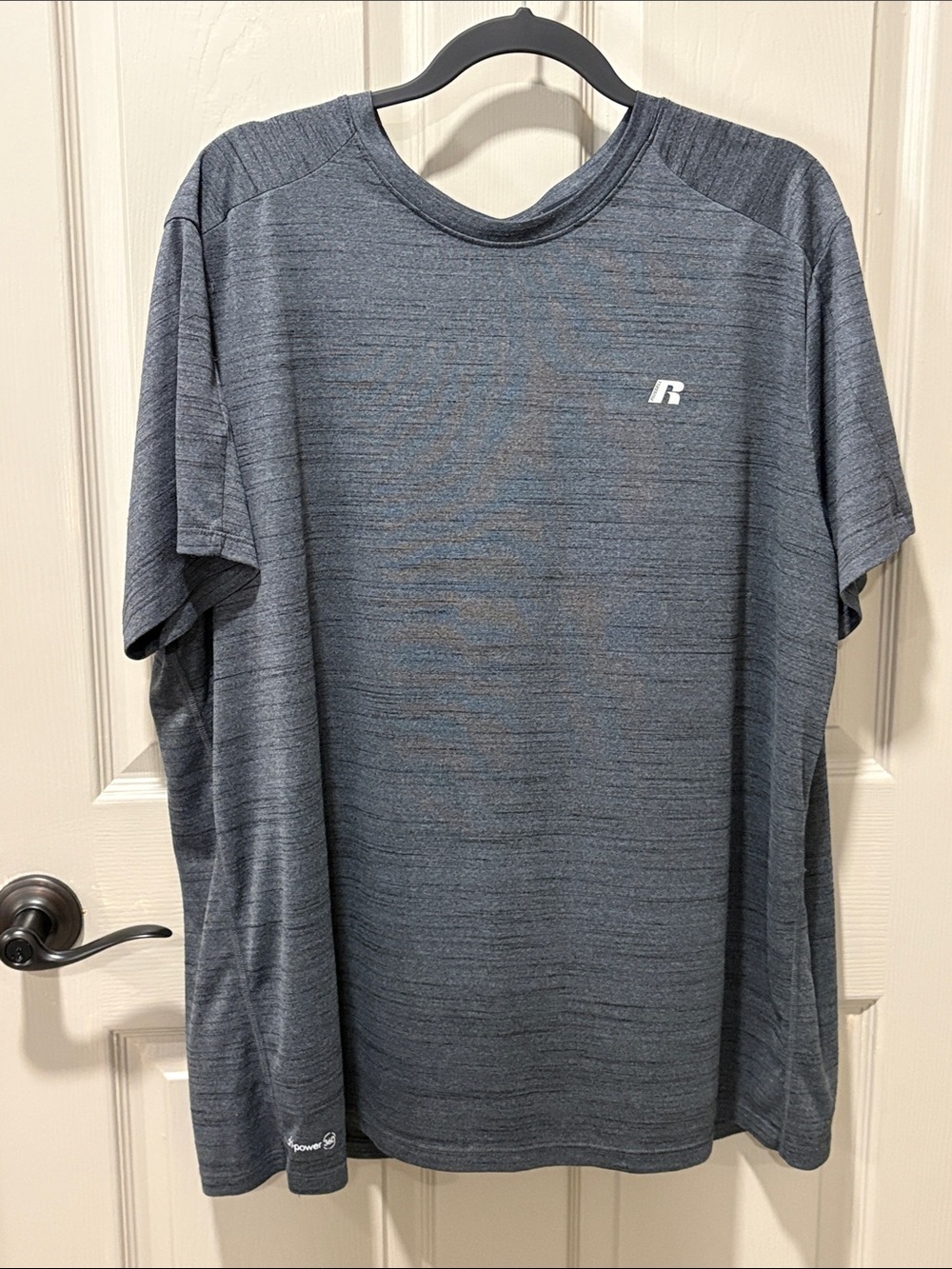 Russell Athletic Men’s Dark Heather Gray Performance Tee Sz XXL NWOT